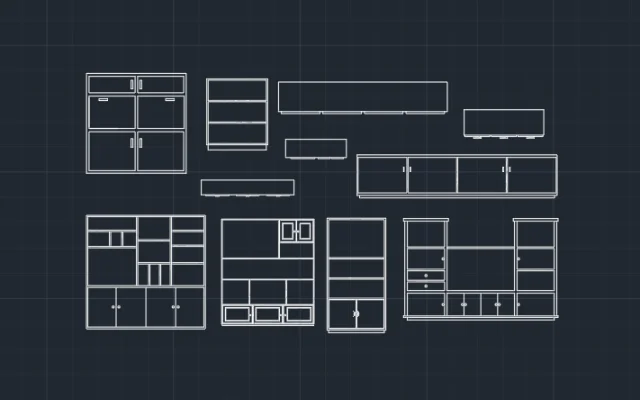 BLOQUES DE AUTOCAD DE MUEBLES DE SALA - Imagen destacada